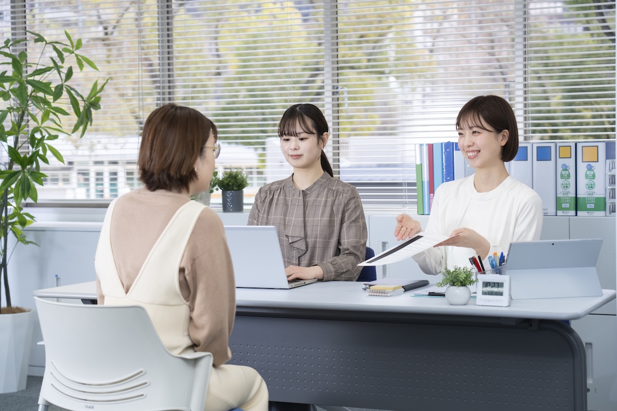 葛飾区役所内での一般事務